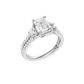 2.75ct Emerald Certified Lab Diamond Ring