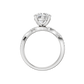 2.20ct Round Certified Lab Diamond Ring