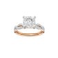 2.20ct Asscher Certified Lab Diamond Ring