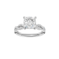 2.20ct Asscher Certified Lab Diamond Ring