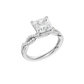 2.20ct Asscher Certified Lab Diamond Ring
