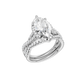 3.60ct Marquise Certified Lab Diamond Ring