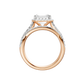 3.60ct Asscher Certified Lab Diamond Ring