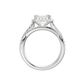 3.60ct Asscher Certified Lab Diamond Ring