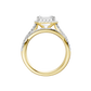 3.60ct Asscher Certified Lab Diamond Ring