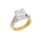 3.60ct Asscher Certified Lab Diamond Ring