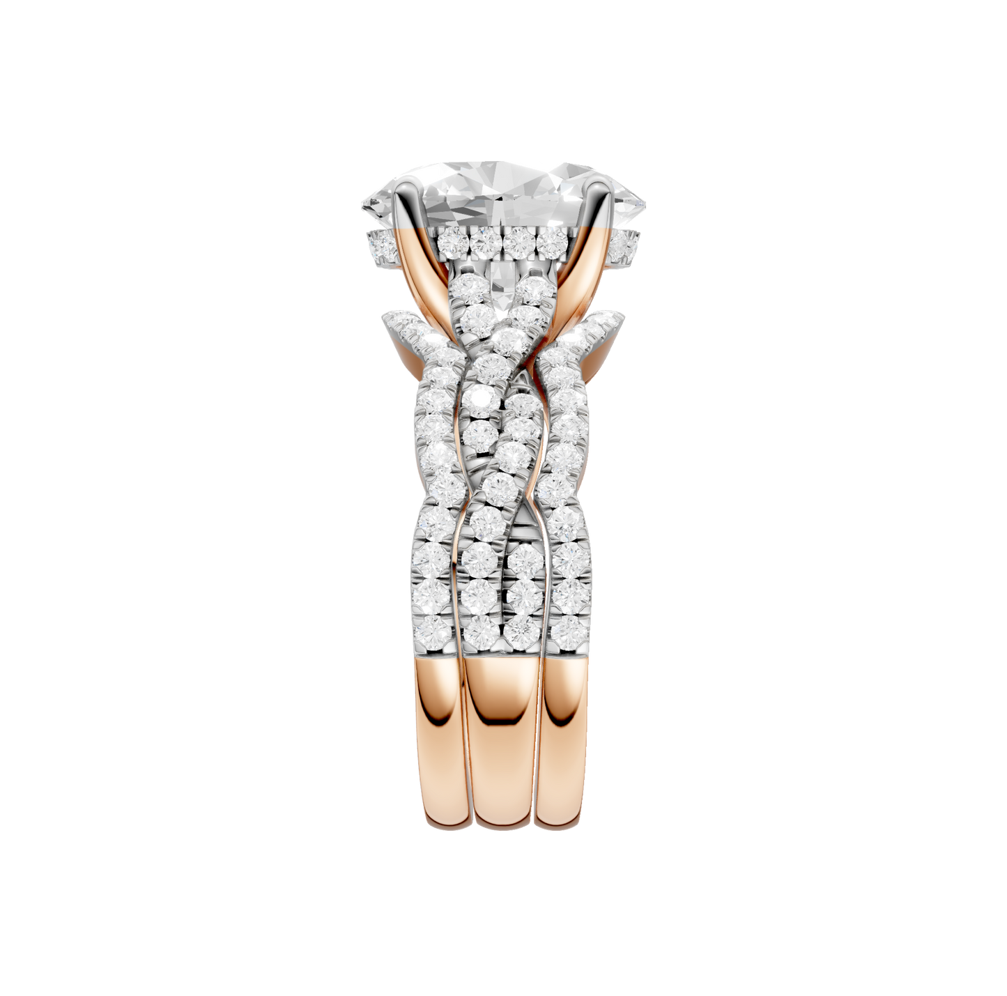 3.75ct Oval Certified Lab Diamond Ring