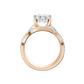 3.75ct Elongated Cushion Certified Lab Diamond Ring