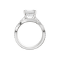 3.75ct Asscher Certified Lab Diamond Ring
