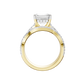 3.75ct Asscher Certified Lab Diamond Ring