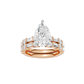 3.00ct Pear Certified Lab Diamond Ring