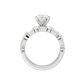 3.00ct Pear Certified Lab Diamond Ring