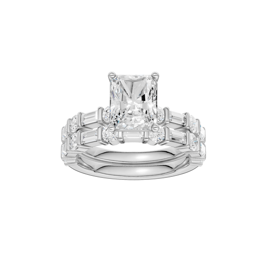 3.00ct Radiant Certified Lab Diamond Ring