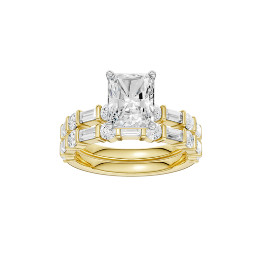 3.00ct Radiant Certified Lab Diamond Ring