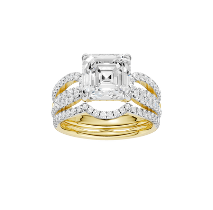 4.75ct Asscher Certified Lab Diamond Ring