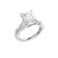4.33ct Radiant Certified Lab Diamond Ring