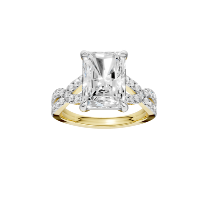 4.33ct Radiant Certified Lab Diamond Ring