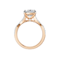 4.33ct Elongated Cushion Certified Lab Diamond Ring