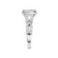4.33ct Elongated Cushion Certified Lab Diamond Ring