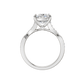 4.33ct Elongated Cushion Certified Lab Diamond Ring