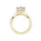 4.33ct Elongated Cushion Certified Lab Diamond Ring