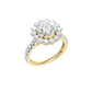 2.50ct Round Certified Lab Diamond Ring