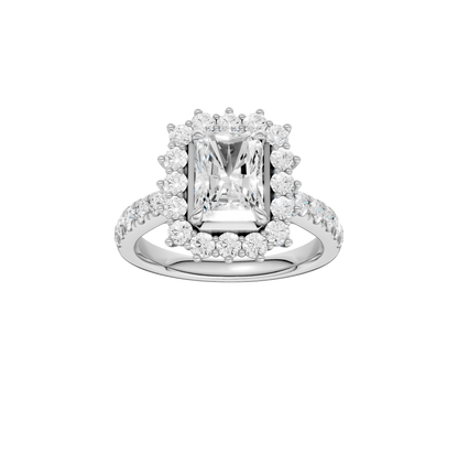 2.50ct Radiant Certified Lab Diamond Ring