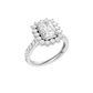 2.50ct Radiant Certified Lab Diamond Ring
