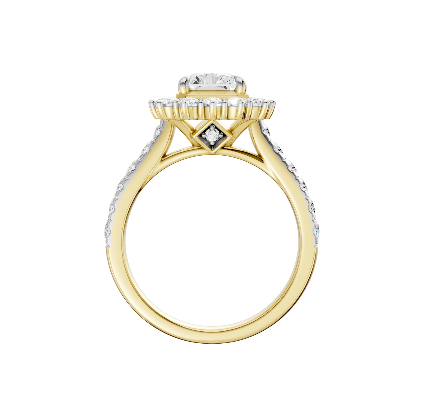 2.50ct Radiant Certified Lab Diamond Ring