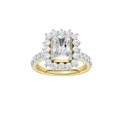 2.50ct Radiant Certified Lab Diamond Ring