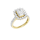 2.50ct Radiant Certified Lab Diamond Ring