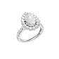 2.50ct Pear Certified Lab Diamond Ring