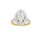 2.50ct Pear Certified Lab Diamond Ring