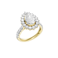 2.50ct Pear Certified Lab Diamond Ring
