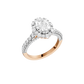 2.25ct Oval Certified Lab Diamond Ring