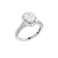 2.25ct Oval Certified Lab Diamond Ring