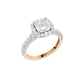2.25ct Asscher Certified Lab Diamond Ring