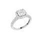 2.25ct Asscher Certified Lab Diamond Ring