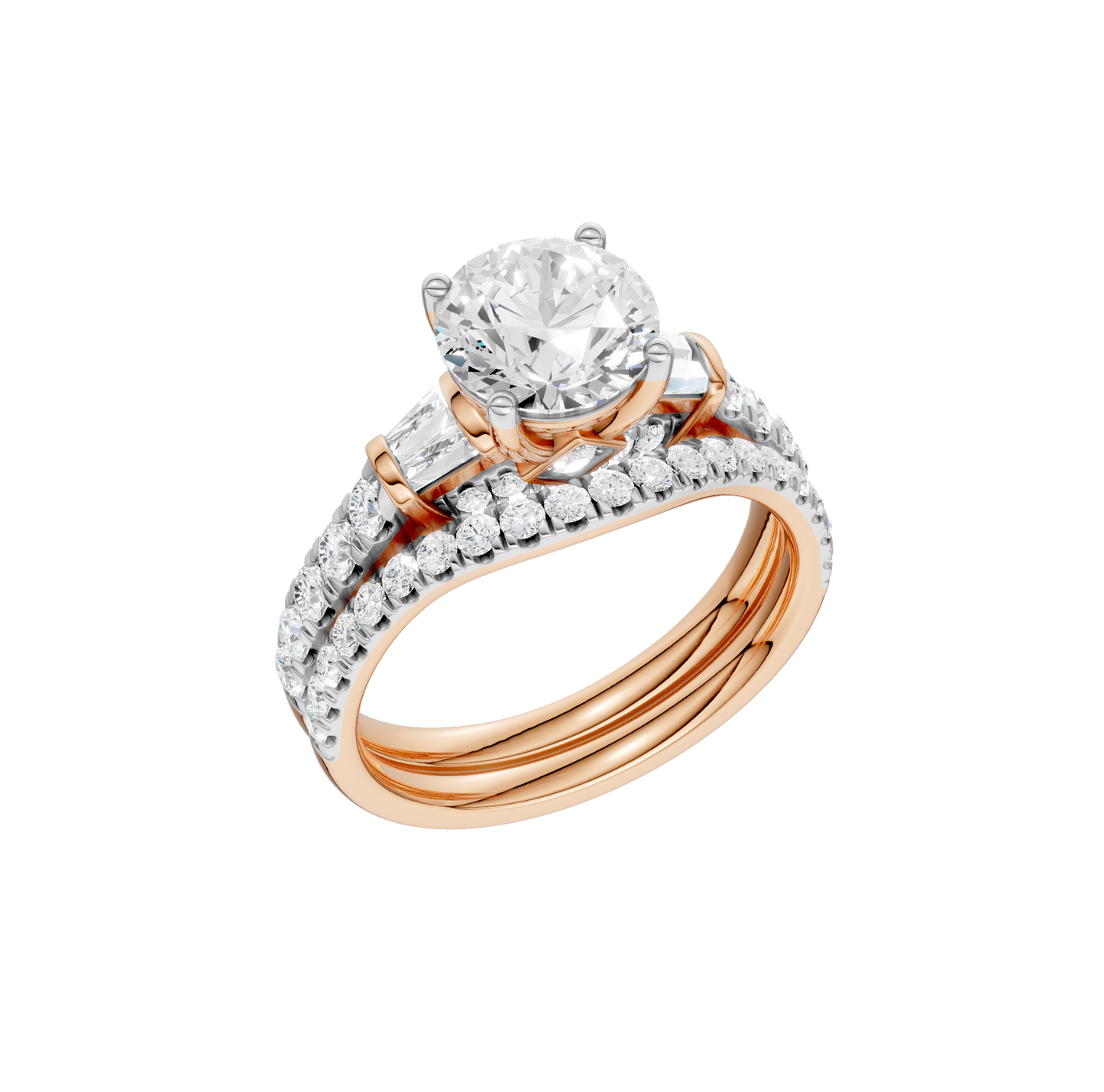 2.25ct Round Certified Lab Diamond Ring