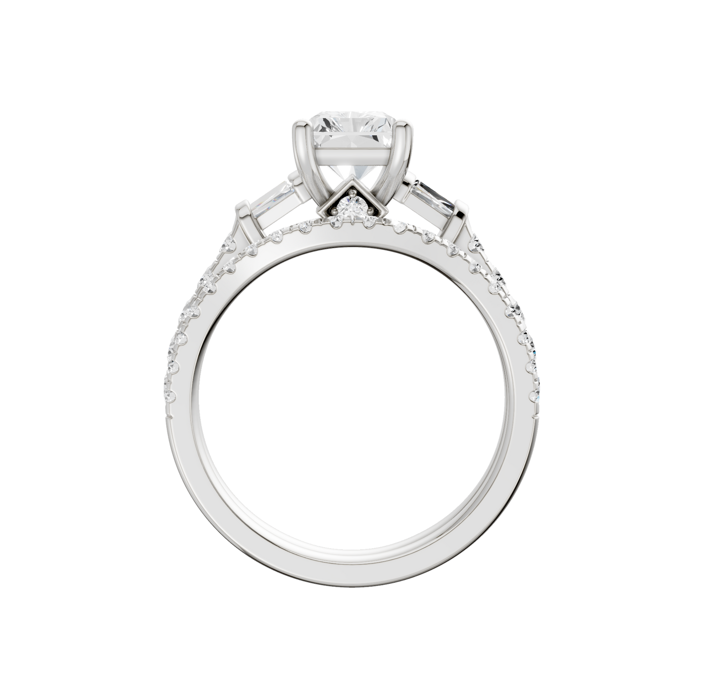 2.25ct Radiant Certified Lab Diamond Ring