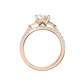 2.25ct Elongated Cushion Certified Lab Diamond Ring