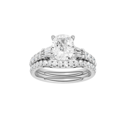 2.25ct Elongated Cushion Certified Lab Diamond Ring