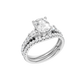 2.25ct Elongated Cushion Certified Lab Diamond Ring