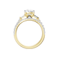 2.25ct Elongated Cushion Certified Lab Diamond Ring