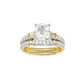 2.25ct Elongated Cushion Certified Lab Diamond Ring