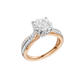 3.33ct Round Certified Lab Diamond Ring