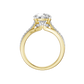 3.33ct Round Certified Lab Diamond Ring