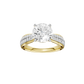 3.33ct Round Certified Lab Diamond Ring