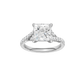 3.33ct Princess Certified Lab Diamond Ring