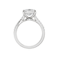 3.33ct Princess Certified Lab Diamond Ring